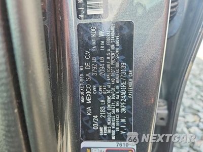 Zdjęcie 12 z 12 samochodu: 2024 KIA FORTE LXS VIN:3KPF24AD1RE773139 - miniatura