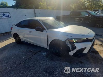 Czwarte zdjęcie samochodu z boku: 2022 HONDA CIVIC SPORT VIN:2HGFE2F57NH579891 - miniatura