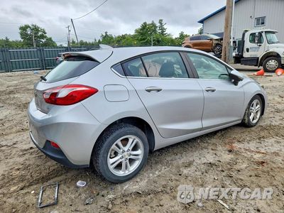 Trzecie zdjęcie samochodu z tyłu: 2018 CHEVROLET CRUZE LT VIN:3G1BE6SM6JS642139 - miniatura