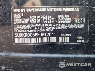 Zdjęcie 13 z 13 samochodu: 2015 BMW X5 XDRIVE35I VIN:5UXKR0C56F0P12641 - miniatura