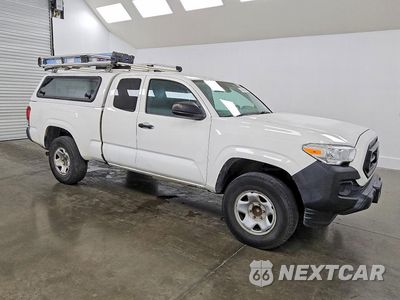Czwarte zdjęcie samochodu z boku: 2021 TOYOTA TACOMA SR VIN:3TYRX5GN1MT028205 - miniatura