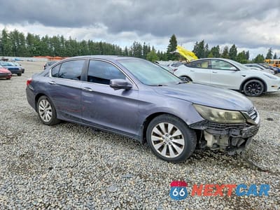 Czwarte zdjęcie samochodu z boku: 2013 HONDA ACCORD EXL VIN:1HGCR2F8XDA079979 - miniatura