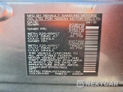 Zdjęcie 13 z 13 samochodu: 2015 NISSAN ROGUE S VIN:KNMAT2MT7FP557922 - miniatura