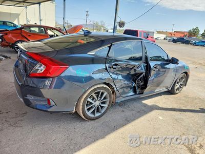 Trzecie zdjęcie samochodu z tyłu: 2019 HONDA CIVIC EX VIN:JHMFC1F37KX005326 - miniatura