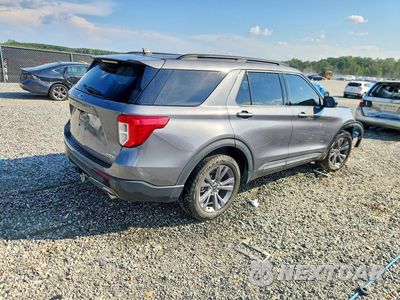 Trzecie zdjęcie samochodu z tyłu: 2022 FORD EXPLORER XLT VIN:1FMSK8DH8NGA47983 - miniatura