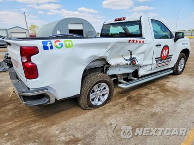 Trzecie zdjęcie samochodu z tyłu: 2024 CHEVROLET SILVERADO C1500 VIN:3GCNAAED0RG343291 - miniatura