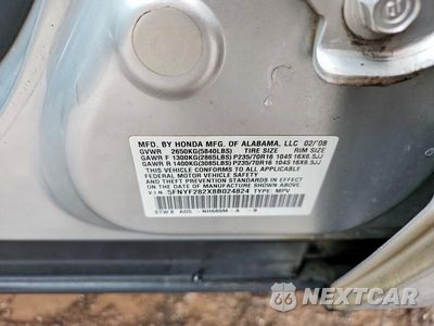 Zdjęcie 13 z 13 samochodu: 2008 HONDA PILOT VP VIN:5FNYF282X8B024824 - miniatura