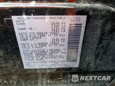 Zdjęcie 13 z 13 samochodu: 2023 NISSAN PATHFINDER SL VIN:5N1DR3CC9PC206260 - miniatura
