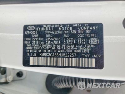 Zdjęcie 13 z 13 samochodu: 2022 HYUNDAI KONA N LINE VIN:KM8K3CA36NU822257 - miniatura