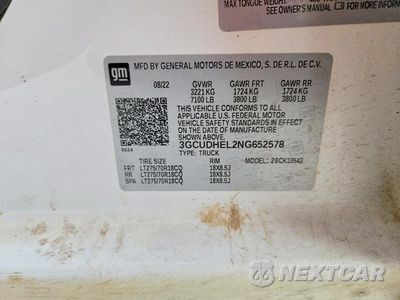 Zdjęcie 13 z 13 samochodu: 2022 CHEVROLET SILVERADO K1500 ZR2 VIN:3GCUDHEL2NG652578 - miniatura