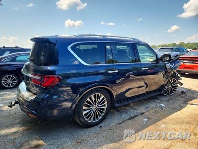 Trzecie zdjęcie samochodu z tyłu: 2019 INFINITI QX80 LUXE VIN:JN8AZ2NDXK9850366 - miniatura