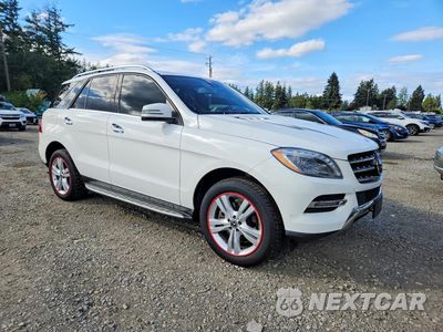 Czwarte zdjęcie samochodu z boku: 2014 MERCEDES-BENZ ML 350 4MATIC VIN:4JGDA5HBXEA295199 - miniatura