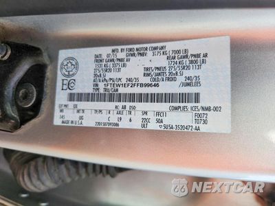 Zdjęcie 12 z 12 samochodu: 2015 FORD F150 SUPERCREW VIN:1FTEW1EF2FFB99646 - miniatura