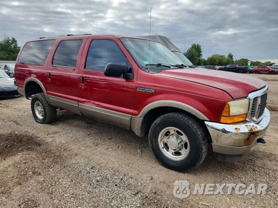 Czwarte zdjęcie samochodu z boku: 2000 FORD EXCURSION LIMITED VIN:1FMNU42L4YED86845 - miniatura