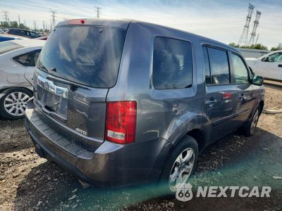 Trzecie zdjęcie samochodu z tyłu: 2014 HONDA PILOT EXL VIN:5FNYF4H5XEB029197 - miniatura