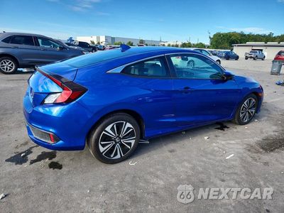Trzecie zdjęcie samochodu z tyłu: 2016 HONDA CIVIC EX VIN:2HGFC3B35GH358857 - miniatura