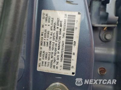 Zdjęcie 12 z 12 samochodu: 2007 HONDA ACCORD EX VIN:1HGCM56727A105471 - miniatura