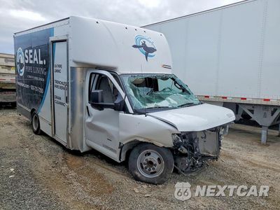 Czwarte zdjęcie samochodu z boku: 2021 CHEVROLET EXPRESS DELIVERY TRUCK VIN:1GB3GSC72M1259414 - miniatura
