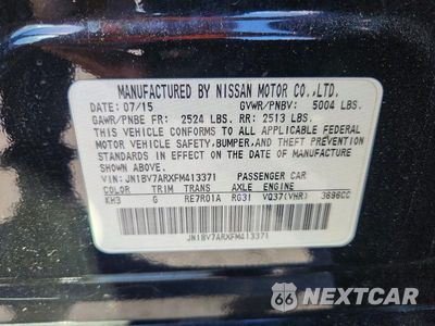 Zdjęcie 12 z 12 samochodu: 2015 INFINITI Q50 BASE VIN:JN1BV7ARXFM413371 - miniatura