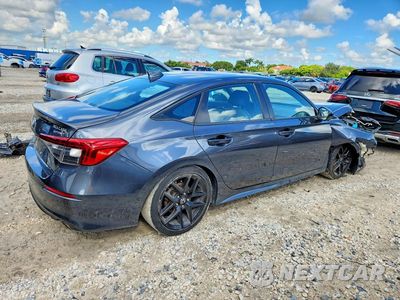 Trzecie zdjęcie samochodu z tyłu: 2022 HONDA CIVIC SPORT VIN:2HGFE2F59NH590911 - miniatura