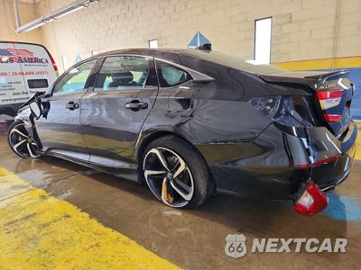 Drugie zdjęcie samochodu z przodu: 2021 HONDA ACCORD SPORT VIN:1HGCV1F38MA004210 - miniatura