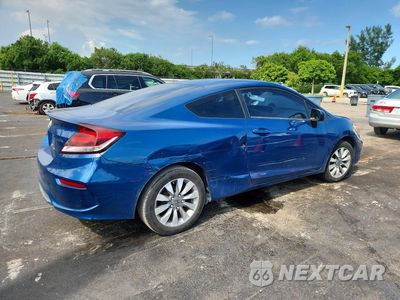 Trzecie zdjęcie samochodu z tyłu: 2014 HONDA CIVIC LX VIN:2HGFG3B53EH507544 - miniatura
