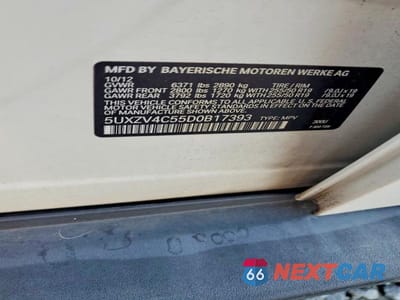 Zdjęcie 13 z 13 samochodu: 2013 BMW X5 XDRIVE35I VIN:5UXZV4C55D0B17393 - miniatura