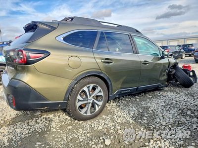Trzecie zdjęcie samochodu z tyłu: 2020 SUBARU OUTBACK LIMITED VIN:4S4BTANC2L3128425 - miniatura