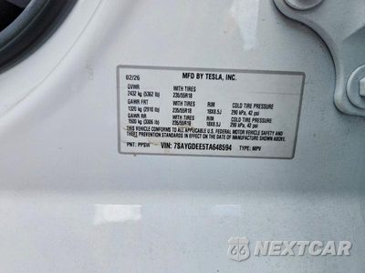 Zdjęcie 14 z 14 samochodu: 2026 TESLA MODEL Y VIN:7SAYGDEE5TA648594 - miniatura