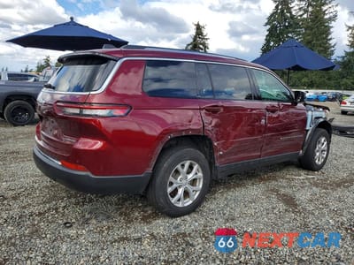 Trzecie zdjęcie samochodu z tyłu: 2023 JEEP GRAND CHEROKEE L LIMITED VIN:1C4RJKBG1P8889400 - miniatura