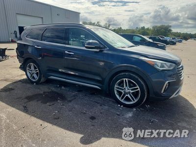 Czwarte zdjęcie samochodu z boku: 2017 HYUNDAI SANTA FE LIMITED ULTIMATE VIN:KM8SR4HF4HU193557 - miniatura