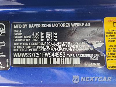 Zdjęcie 12 z 12 samochodu: 2015 MINI COOPER S PACEMAN VIN:WMWSS7C51FWS44553 - miniatura