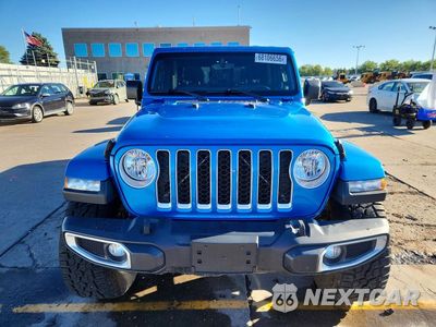 Piąte zdjęcie samochodu w środku: 2020 JEEP GLADIATOR OVERLAND VIN:1C6HJTFG7LL216914 - miniatura
