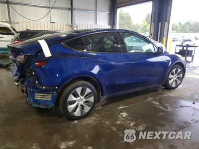 Trzecie zdjęcie samochodu z tyłu: 2021 TESLA MODEL Y VIN:5YJYGDEE6MF176729 - miniatura