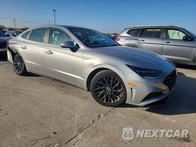 Czwarte zdjęcie samochodu z boku: 2021 HYUNDAI SONATA LIMITED VIN:5NPEH4J22MH124706 - miniatura