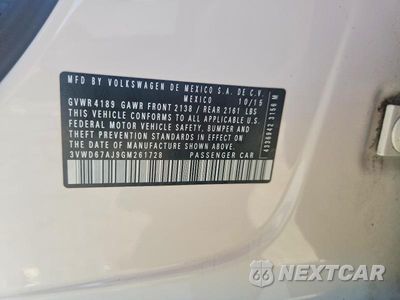 Zdjęcie 12 z 12 samochodu: 2016 VOLKSWAGEN JETTA SE VIN:3VWD67AJ9GM261728 - miniatura