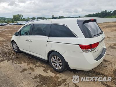 Drugie zdjęcie samochodu z przodu: 2016 HONDA ODYSSEY EXL VIN:5FNRL5H67GB124461 - miniatura