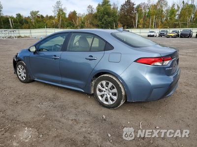 Drugie zdjęcie samochodu z przodu: 2021 TOYOTA COROLLA LE VIN:JTDEPMAE9MJ172529 - miniatura
