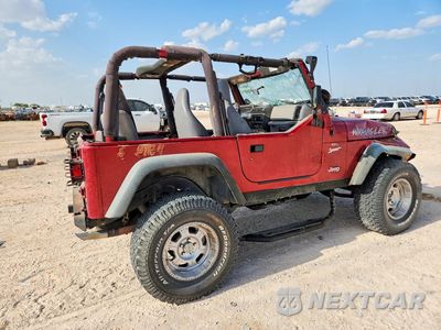 Trzecie zdjęcie samochodu z tyłu: 1998 JEEP WRANGLER / TJ SPORT VIN:1J4FY19S3WP800685 - miniatura
