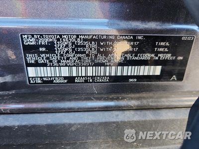 Zdjęcie 12 z 12 samochodu: 2023 TOYOTA RAV4 LE VIN:2T3G1RFV6PC338917 - miniatura