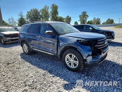 Czwarte zdjęcie samochodu z boku: 2020 FORD EXPLORER XLT VIN:1FMSK8DH9LGC44402 - miniatura