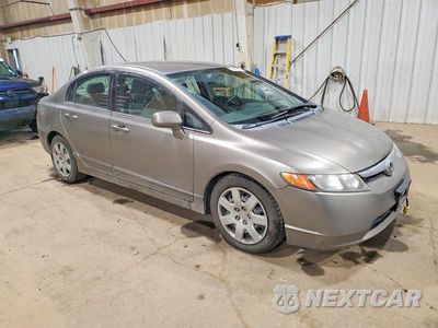 Czwarte zdjęcie samochodu z boku: 2007 HONDA CIVIC LX VIN:JHMFA16537S001088 - miniatura