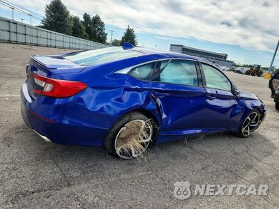 Trzecie zdjęcie samochodu z tyłu: 2020 HONDA ACCORD SPORT VIN:1HGCV1F38LA015769 - miniatura