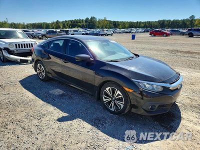 Czwarte zdjęcie samochodu z boku: 2018 HONDA CIVIC EX VIN:19XFC1E38JE002792 - miniatura