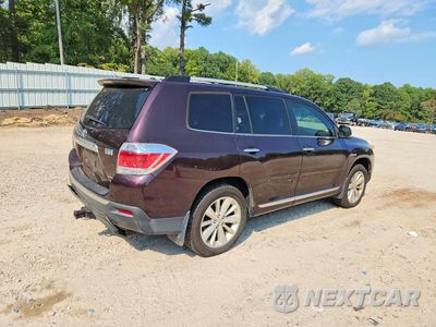 Trzecie zdjęcie samochodu z tyłu: 2012 TOYOTA HIGHLANDER HYBRID LIMITED VIN:JTEDC3EH0C2008645 - miniatura