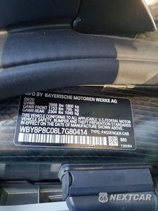 Zdjęcie 13 z 13 samochodu: 2020 BMW I3 S REX VIN:WBY8P8C08L7G80414 - miniatura