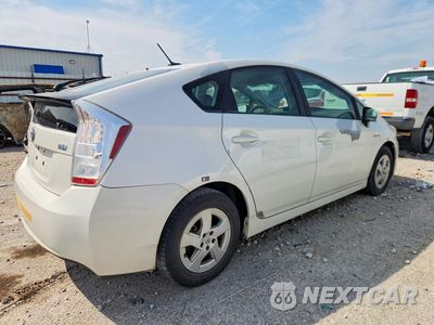 Trzecie zdjęcie samochodu z tyłu: 2010 TOYOTA PRIUS II VIN:JTDKN3DU6A0101344 - miniatura