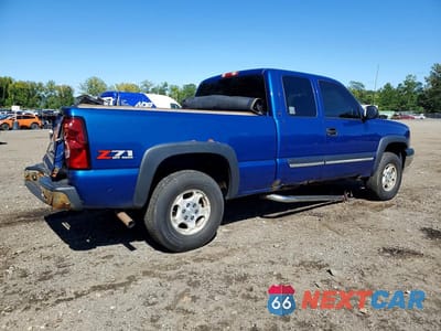 Trzecie zdjęcie samochodu z tyłu: 2003 CHEVROLET SILVERADO K1500 VIN:1GCEK19T93E335641 - miniatura