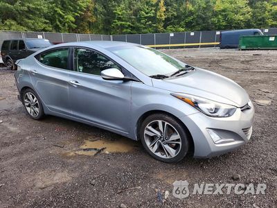 Czwarte zdjęcie samochodu z boku: 2015 HYUNDAI ELANTRA LIMITED VIN:KMHDH4AE6FU456707 - miniatura