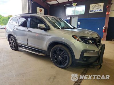 Czwarte zdjęcie samochodu z boku: 2021 HONDA PILOT SE VIN:5FNYF6H28MB096493 - miniatura